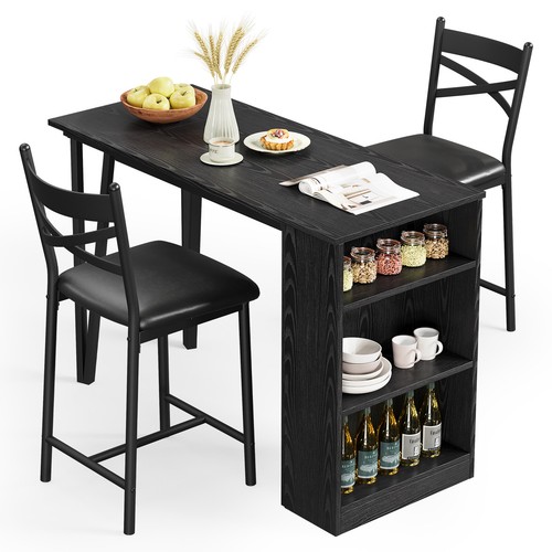 Dining set wood - top, and
