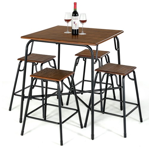 Costway 5pcs bar - 5pcs, table